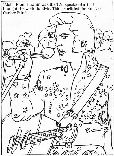 Heart and multicolored coloring page. Elvis Presley Drawing at GetDrawings | Free download