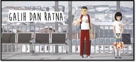 Karena berbeda kelas a dan b. "Galih dan Ratna", Short Animation by Ratna Faradila