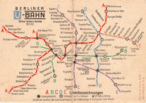 Berlin tour | buy berlin tickets. Berliner U-Bahn-Netz von 1948 « Freundeskreis Street-Art ...