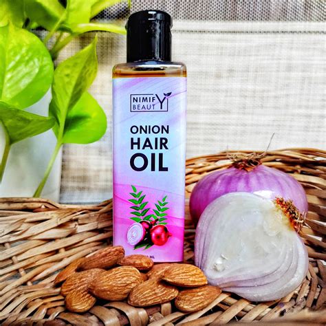 Mamaearth onion oil for hair growth & hair fall control with redensyl 150 ml. Onion Hair Oil - Nimify Beauty