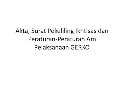 Tujuan akta pelajaran 1961 dilaksanakan. (PPT) Akta Surat Pekeliling Ikhtisas dan Peraturan ...