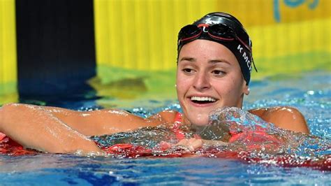 Jun 13, 2021 · kaylee mckeown (r) is congratulated by minna atherton after setting a new world record time in the women's 100m backstroke final during day two of the australian olympic swimming trials in. Kaylee McKeown dedicates her national swimming title to ...