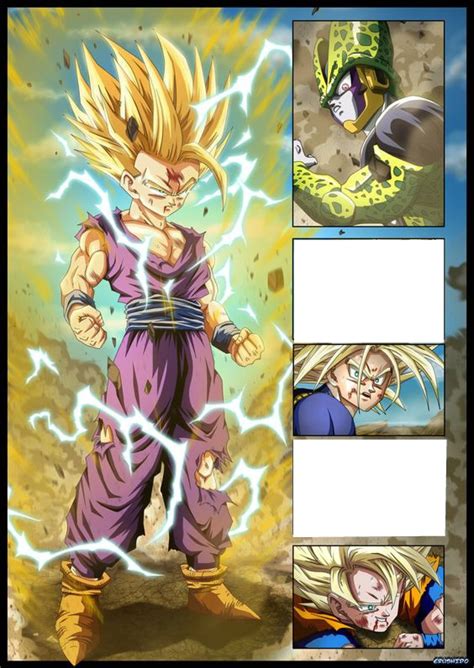 The adventures of a powerful warrior named goku and his allies who defend earth from threats. Montage photo GOHAN VS CELL - Pixiz