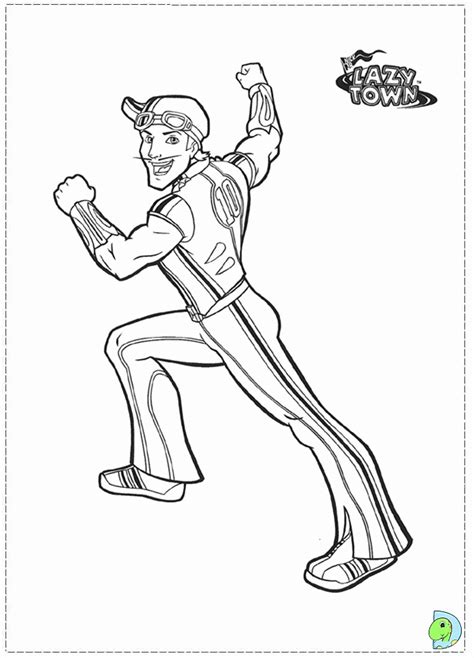 Click on the coloring page to open in a new window and print. dibujos para colorear lazy town - Clip Art Library