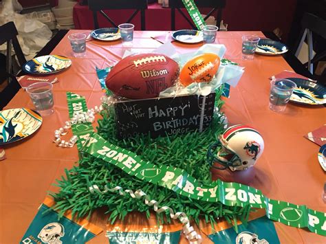 Check spelling or type a new query. Miami Dolphins birthday party dinner table | Dolphin ...