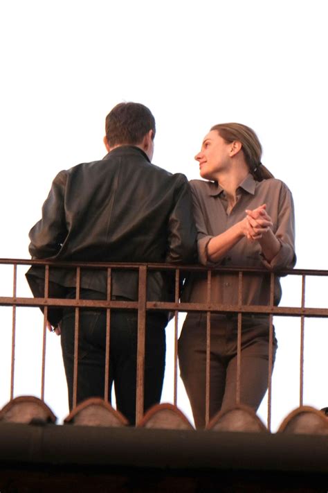 Rebecca ferguson, tom cruise, hayley atwell and others. Rebecca Ferguson and Tom Cruise - Filming a Scene for ...