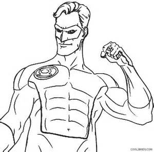 The coloring page features the logo or symbol of the green lantern corps. Printable Green Lantern Coloring Pages For Kids