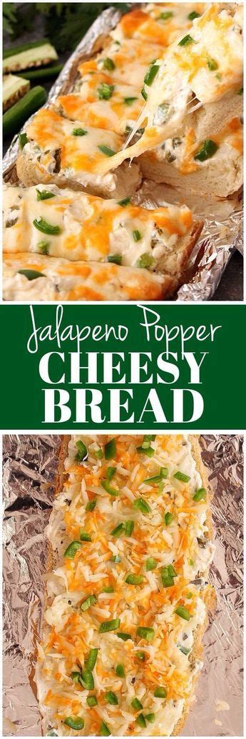 It's a flavor explosion that is oozing with rich and delicious cheese, and packed full of spiciness in every bite. Cheesy Jalapeno Popper Bread Recipe - crispy baked bread ...
