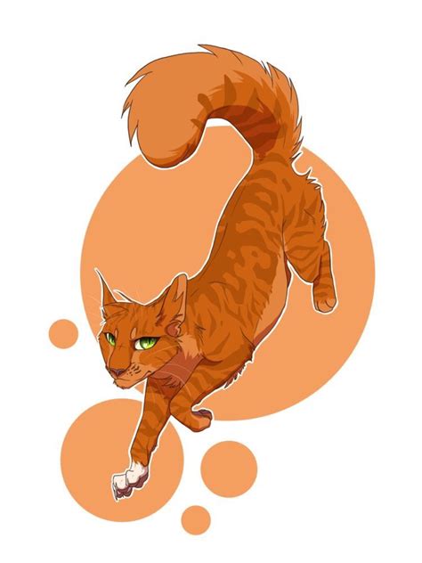 Squrrielflight,yeşil gözlü koyu kızıl bir dişi kedidir. Squirrelflight by Mizo-no-Akira | Warrior cats, Warrior ...