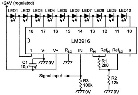 Without external dc power supply led vu meter lm3914 lm3915 lm3916. LED 'Graph' Circuits | Nuts & Volts Magazine