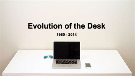 I am getting some notecards customized and i can't seem to find an equivalent to from the desk of in french. Evolution Of The Desk - YouTube