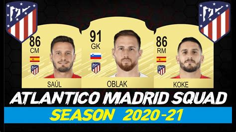 In this chapter of the fifa 21 guide, you will find a list of all the best players of the spanish la liga divided by position. FIFA 21 ATLETICO MADRID SQUAD 2020-21 SEASON 😱🔥 | FT ...