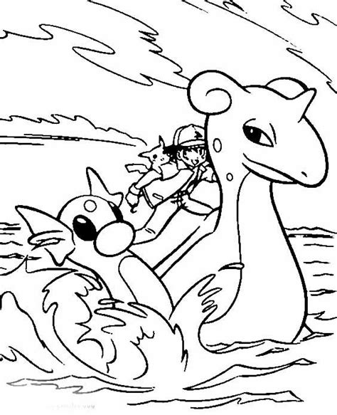 Every child who watched pokemon dreams of becoming hunters of them and have a team for water pokemon. Pokemon Who Are Playing In The Water Coloring Page ...