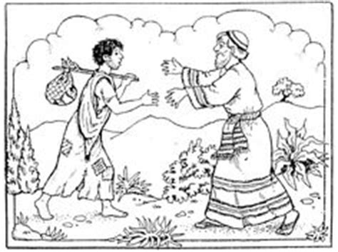 Prodigal son coloring page pdf. Einzug in Jerusalem: Palmsonntag | Bibel-Ausmalbilder ...