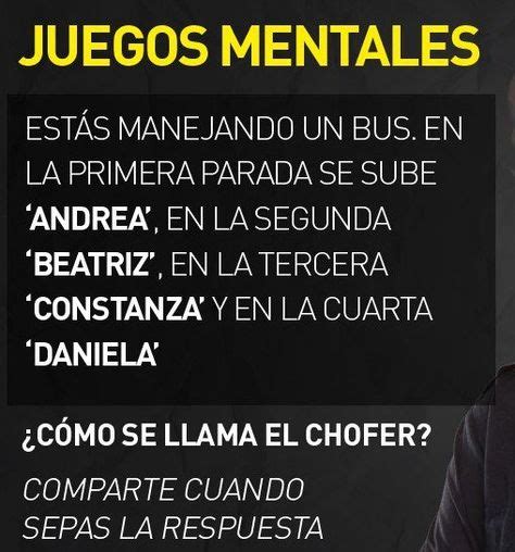 Divertidos juegos matematicos con respuesta, entretenidos ejemplos educativos y destreza matematica con explicasion para toda la familia. 55 ideas de EJERCICIOS MENTALES | ejercicio mental, juegos ...