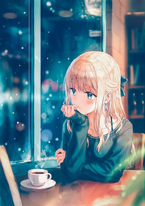 Once the water runs clear, take out the rubber bands. Wallpaper : illustration, blonde, long hair, anime girls ...