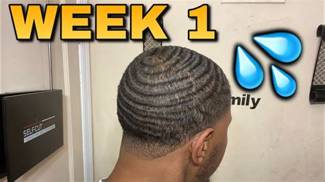 Haircut before and after sportin waves. 360 Waves Week One Progress After Haircut - YouTube