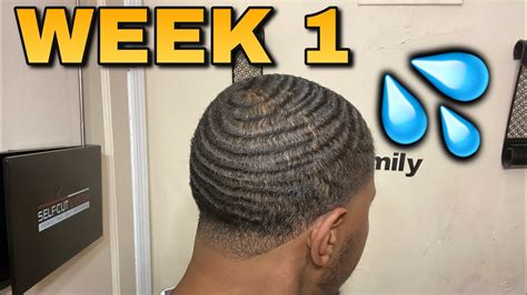 Nonetheless, it is very many individuals have upgraded the drape hairstyle and also have individualized it to satisfy their demands. 360 Waves Week One Progress After Haircut - YouTube