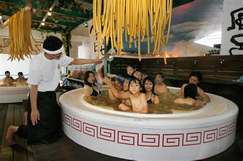 Keep in mind that two or three baths a week may be enough (especially if your baby doesn't enjoy them). Only in Japan - You can take a bath in Ramen noodles for ...
