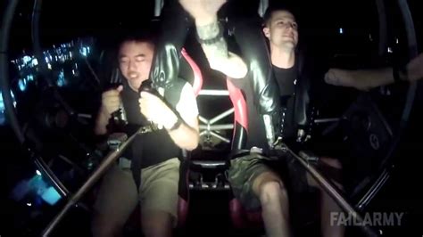 Hilarious slingshot ride fails compilation/riders passing out, throwing up, and screaming. Slingshot ride fail - YouTube