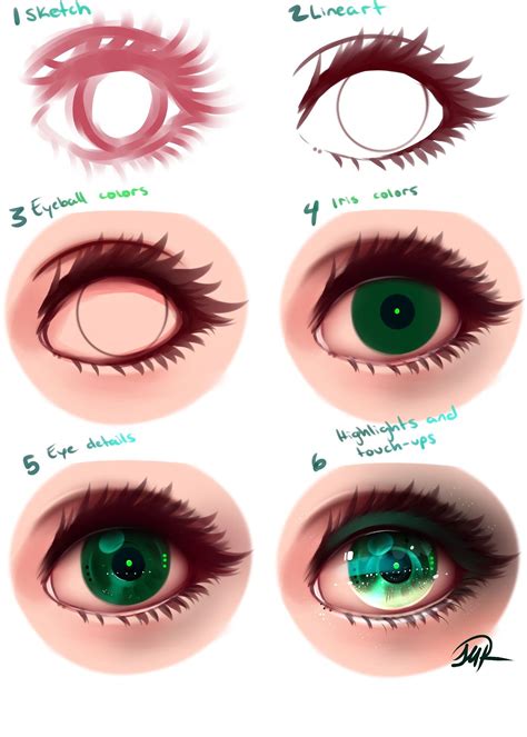Realistic Anime Eyes - guesswhodesign