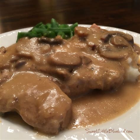 These juicy pan seared pork chops are served with an incredible take the pork chops out then return the onion into the skillet to make the gravy. Lipton Onion Soup Mix Pork Chops Slow Cooker / Crock Pot ...