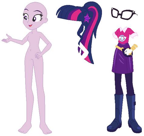 See more ideas about my little pony, pony, mlp. EqG Sci Twi Base 12 by SelenaEde on DeviantArt