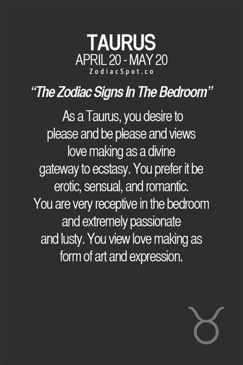 He is likely to stick to a routine when in the bedroom rather than mixing things. zodiacspot: How would your sign be in the bedroom ...