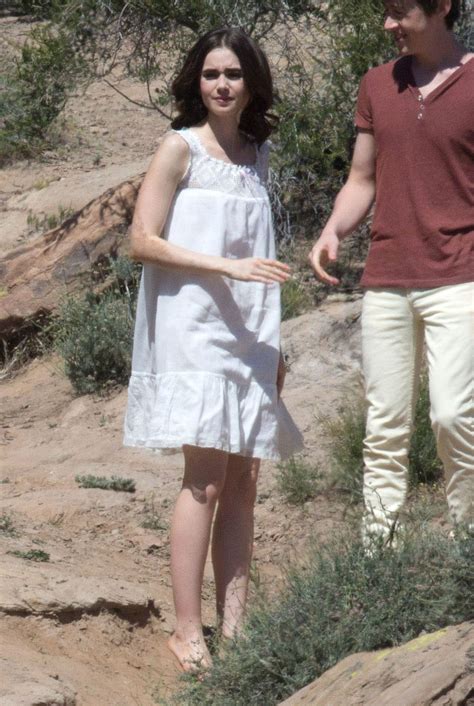 The film stars lily collins as ellen, a young. LILY COLLINS on the Set 'To the Bone' in Los Angeles 04/04 ...