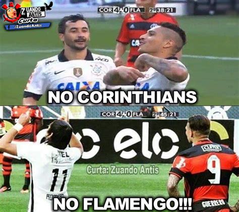 Corinthians played against flamengo in 2 matches this season. Guerrero: No Corinthians / No Flamengo - Zuando Antis