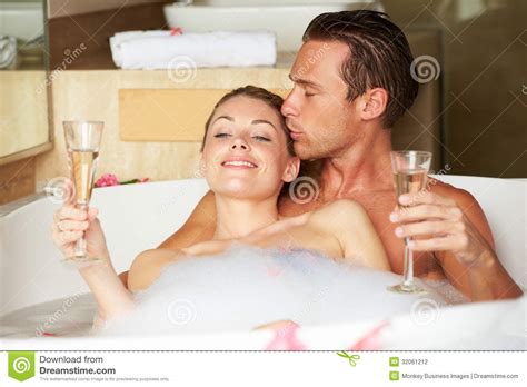 Milk shower teen 5294 min. Couple Relaxing In Bath Drinking Champagne Together Stock ...