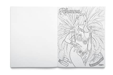 Bring her music to live through the rihanna coloring page below. Rihanna Coloring Book Page on Behance