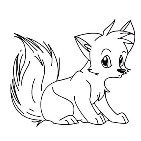 Free animal fox coloring in pages to printable. Get This baby fox coloring pages p20ac