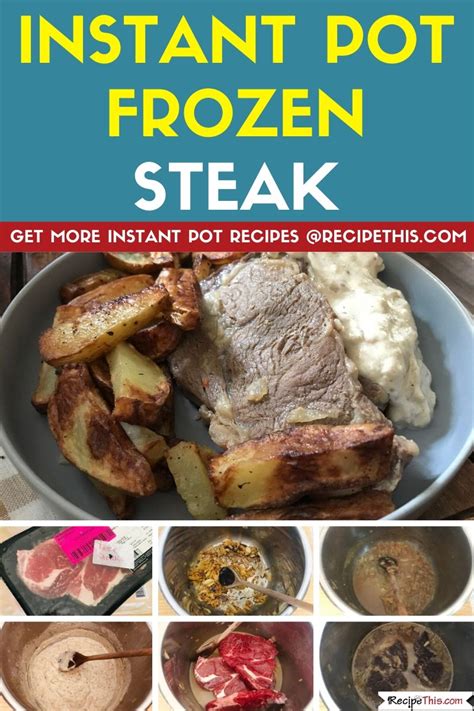 Instant pot flank steak—the most tender and delicious instant pot steak ever! Instant Pot Frozen Steak | Recipe | Food recipes, Frozen steak, Clean eating recipes