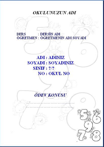 Ablam üniversite'de okuduğundan bu tür işkerden anlarım. Egtim: üniversite ödev kapakları örnekleri