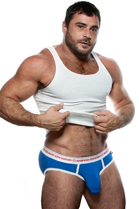 It seems like every celebrity has been called gay at some point or another. Porn Star Mike Dozer in Andrew Christian Underwear