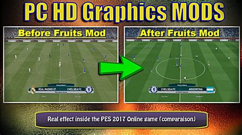 This series of games has been enjoying unprecedented popularity for over 20 years and all thanks to the realistic football world for the user. PES 2017 PC HD Graphics MODs Online (By Fruits ...