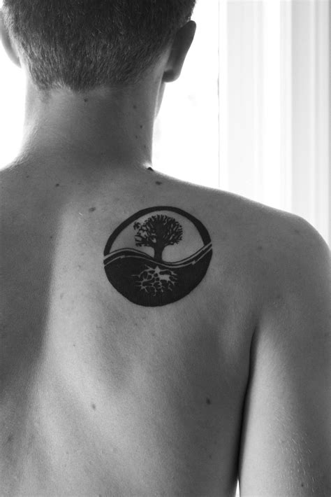 Yin yang koi tattoos design. Ying Yang Tree of Life just got last week : tattoos