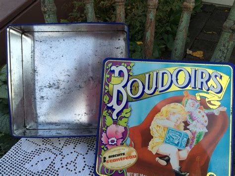 How to make scotch finger biscuit. Reserved for Anne-Sophie, Vintage French Boudoirs Lady Fingers Biscuit Tin, Biscuits Cantreau ...