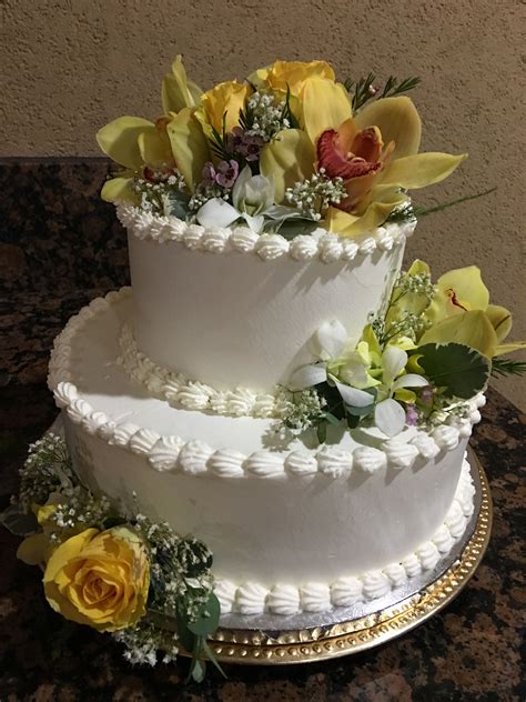 Multi shape fondant three tier wedding cake with stripes, brush embroidered scroll design, edible pearls and silver topper. Wedding Cakes image by Outrageous Gourmet | Take the cake ...