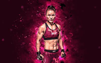 Rose namajunas, with official sherdog mixed martial arts stats, photos, videos, and more for the strawweight fighter from china. Descargar fondos de pantalla Weili Zhang, 4k, púrpura ...