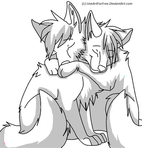 Black and white sketch of a little kitten. Wolf Lineart 13 by LineArtForFree on DeviantArt