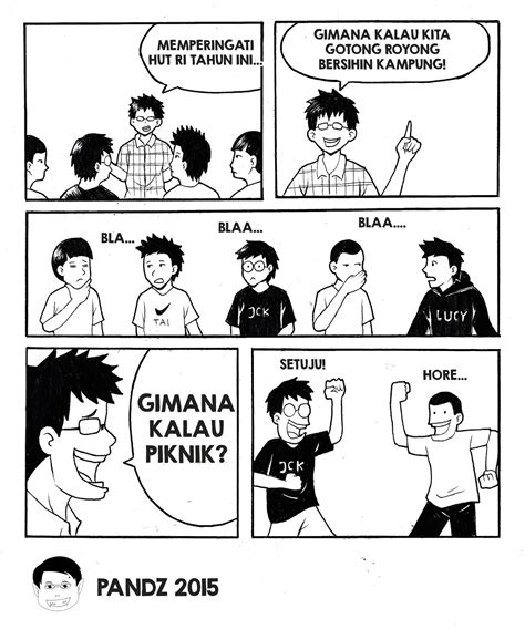 Mohon maaf kalau bagian seratus lima(perjalanan menggapai cita dan cita hal. Gambar Komik Gotong Royong | Komicbox