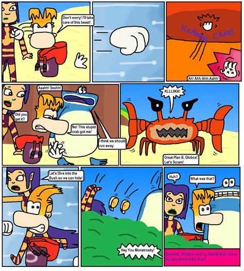 He first appeared in the very successful 1995 game called rayman. Rayman Comic Short #6 Page 3 by Mighty355 on DeviantArt