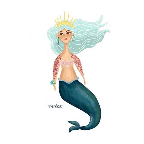 Disney has been making films even before we were born, most of these films are inspirational and great fantasies, probably why people love disney cartoons so much, and up to this day, disney films are still a hit. Tattooed mermaid | Mermaid tattoos, Disney characters, Mermaid