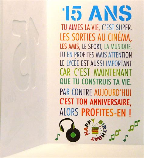 Carte anniversaire 15 ans garçon. Anniversaire 15 Ans Garçon | Joyeux Anniversaire