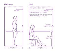 The depth of the shower bench seat was 12″. built in shower bench dimensions - Google Search ...