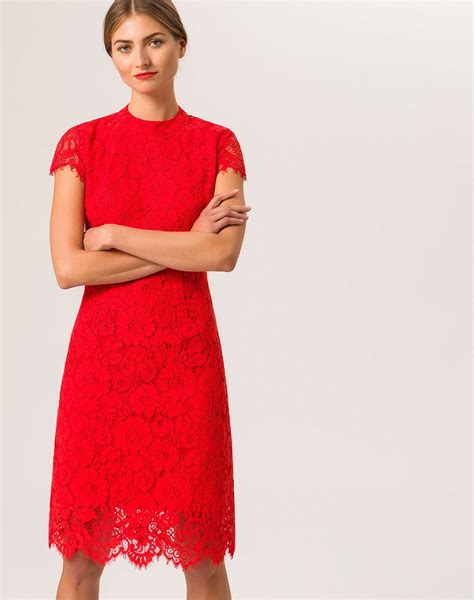 Aktuelle mode für jeden anlass. IVY & OAK Dress Damen, Rot, Größe 36 | Kleid spitze ...