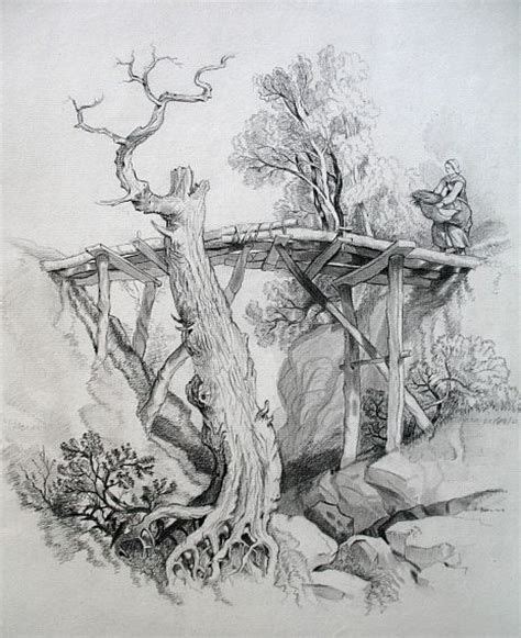 charcoal drawing landscape ad barn | Tree drawing, Tree drawings pencil, Drawings