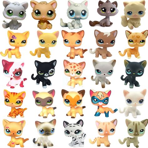 Hope you like how they turned out! LPS CAT Rare Pet Shop Toys Mini Stands Short Hair Kitten ...